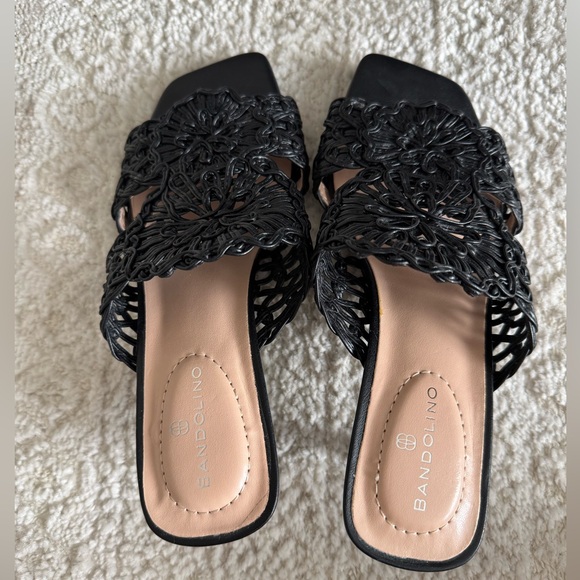 Bandolino Black Women's Heeled Sandals - Picture 9 of 12